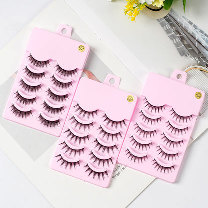 Natural 5 Pairs Manga Wispy Lashes
