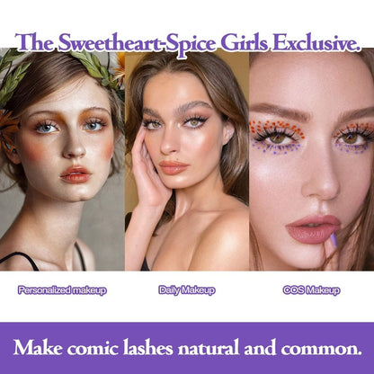 Natural 5 Pairs Manga Wispy Lashes