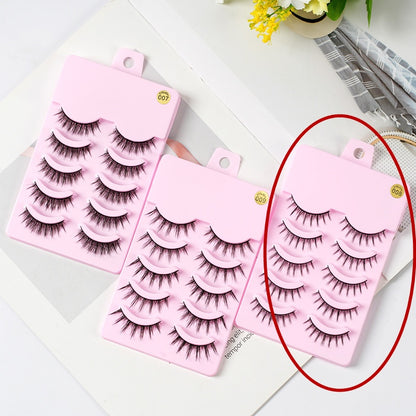 Natural 5 Pairs Manga Wispy Lashes