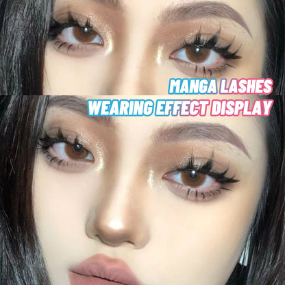 Natural 5 Pairs Manga Wispy Lashes