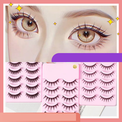 Natural 5 Pairs Manga Wispy Lashes