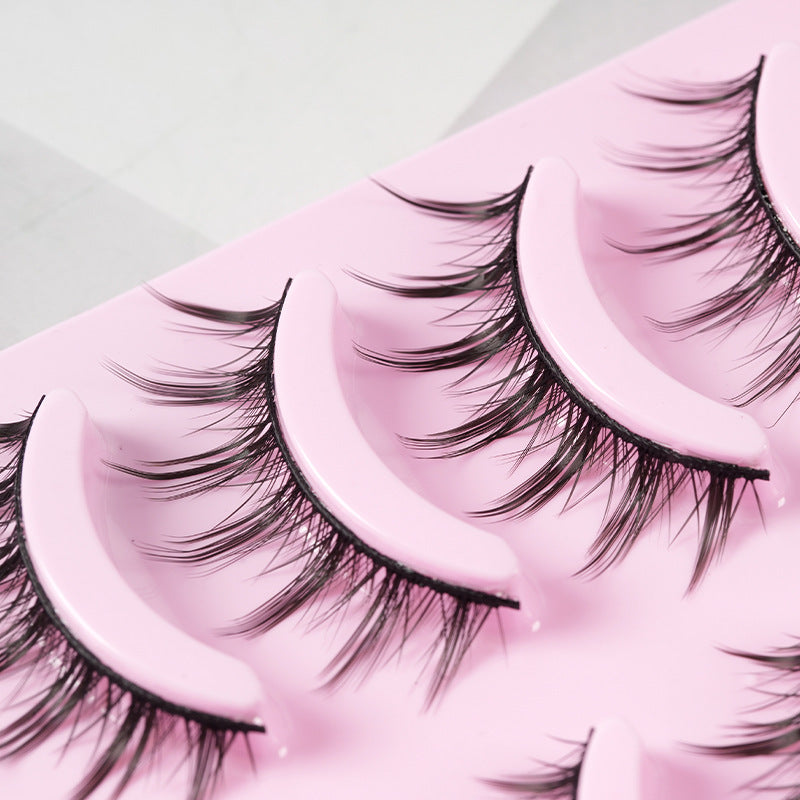 Natural 5 Pairs Manga Wispy Lashes